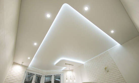 Многоуровневый потолок 13 кв.м. - Кухня Многоуровневый потолок 13 кв.м. - Кухня - Несвиж